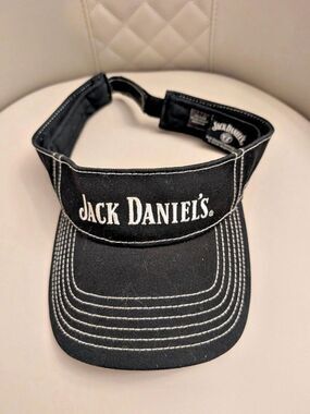 Jack Daniel's Black & White Visor Hat